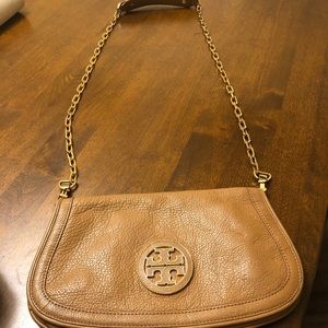 Tory Burch tan satchel/shoulder bag